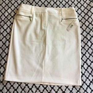 Beautiful Clean White Pencil Skirt